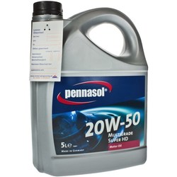 Моторные масла Pennasol Multigrade Super HD 20W-50 5L