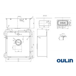 Кухонная мойка Oulin OL-FUR114