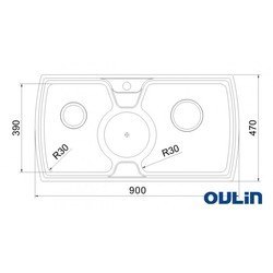 Кухонная мойка Oulin OL-321