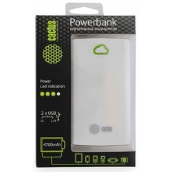 Powerbank аккумулятор CACTUS CS-PBA40-4700