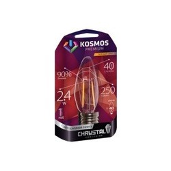 Лампочка Kosmos Premium Chrystal CN 2.4W 3000K E27
