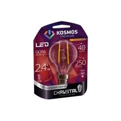 Лампочка Kosmos Premium Chrystal Globe 2.4W 3000K E14