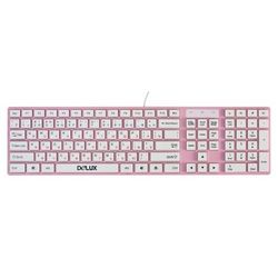 Клавиатура De Luxe DLK-1000 (розовый)