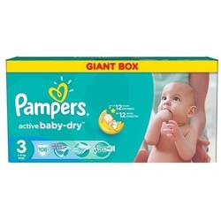 Подгузники Pampers Active Baby-Dry 3 / 108 pcs