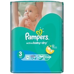 Подгузники Pampers Active Baby-Dry 3 / 15 pcs