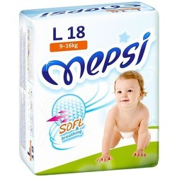 Подгузники Mepsi Diapers Soft and Breathing L / 18 pcs