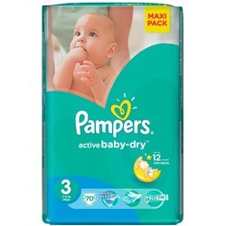 Подгузники Pampers Active Baby-Dry 3 / 70 pcs