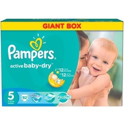 Подгузники Pampers Active Baby-Dry 5 / 82 pcs