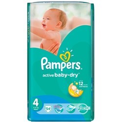 Подгузники Pampers Active Baby-Dry 4 / 54 pcs