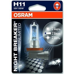 Автолампа Osram Night Breaker Unlimited H1 64150NBU-02B
