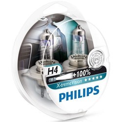 Автолампа Philips X-tremeVision H4 2pcs