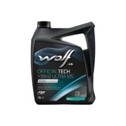 Моторное масло WOLF Officialtech 10W-40 Ultra MS 5L