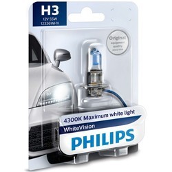 Автолампа Philips WhiteVision HB3 1pcs