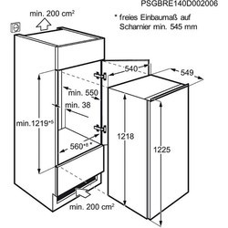 Встраиваемый холодильник Electrolux ERN 2001