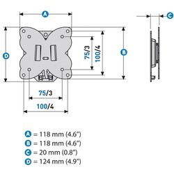 Подставка/крепление Meliconi STILE S100