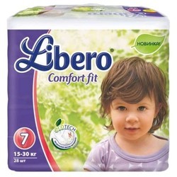 Подгузники (памперсы) Libero Comfort Fit EcoTech 7 / 28 pcs