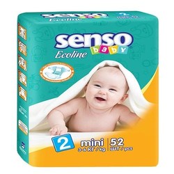 Подгузники Senso Baby Ecoline 2 / 52 pcs