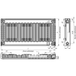 Радиатор отопления Lidea LK 11 (LK 11-311)