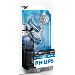 Автолампа Philips BlueVision Ultra W5W 2pcs