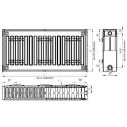 Радиатор отопления Lidea LK 22 (LK 22-305)