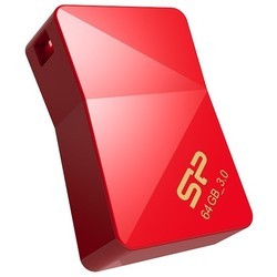 USB Flash (флешка) Silicon Power Jewel J08 16Gb (красный)