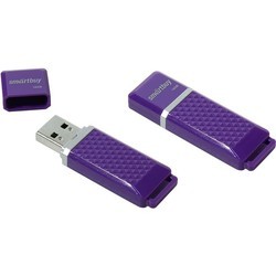 USB Flash (флешка) SmartBuy Quartz 4Gb (черный)