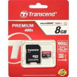 Карта памяти Transcend Premium 400X microSDHC UHS-I 16Gb