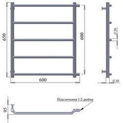 Полотенцесушитель Paladii Classic 430x850