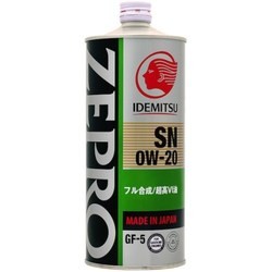 Моторное масло Idemitsu Zepro Eco Medalist 0W-20 1L