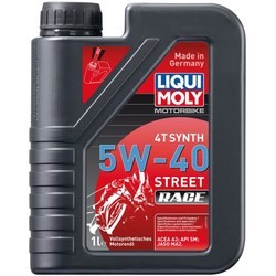 Моторное масло Liqui Moly Motorbike 4T Synth Street Race 5W-40 1L