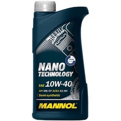 Моторное масло Mannol Nano Technology 10W-40 1L