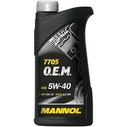 Моторное масло Mannol 7705 O.E.M. 5W-40 1L