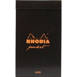 Блокноты Rhodia Ruled Pad Pocket Black