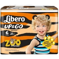 Подгузники Libero Up and Go Zoo Collection 6 / 28 pcs
