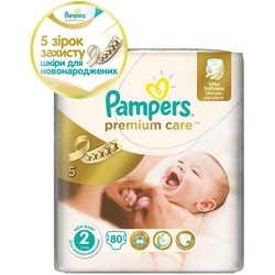 Подгузники Pampers Premium Care 2 / 80 pcs