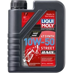 Моторное масло Liqui Moly Motorbike 4T Synth Street Race 10W-50 1L