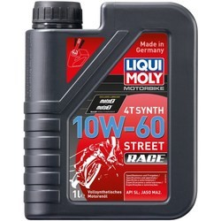 Моторное масло Liqui Moly Motorbike 4T Synth Street Race 10W-60 1L