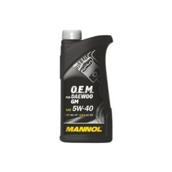 Моторное масло Mannol O.E.M. for Daewoo GM 5W-40 1L