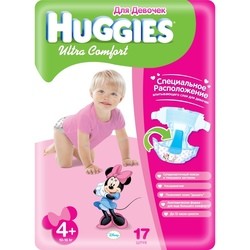 Подгузники Huggies Ultra Comfort Girl 4 Plus