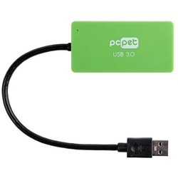 Картридер/USB-хаб PC PET ColorBox