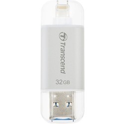 USB Flash (флешка) Transcend JetDrive Go 300 32Gb (серебристый)