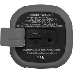 Портативная акустика InterStep SBS-120 (серый)