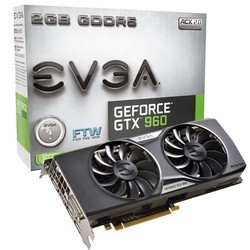 Видеокарта EVGA GeForce GTX 960 02G-P4-2968-KR