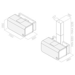 Вытяжка Elica 70CC Evoque F/70