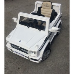 Детский электромобиль RiverToys Mercedes-Benz G-65 (белый)