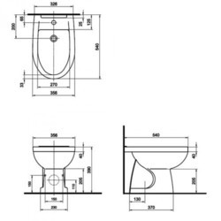 Биде Ifo Grandy RP214000100