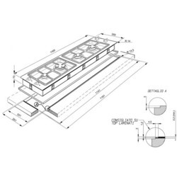 Варочная поверхность Smeg PDXF116RS