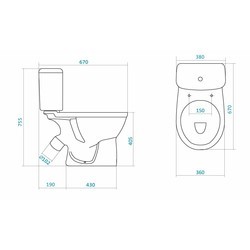 Унитаз Santek Boreal WH302147