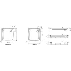 Душевой поддон Ravak Perseus A027701310