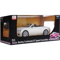 Радиоуправляемая машина Rastar Bentley Continental GT 1:12 (розовый)